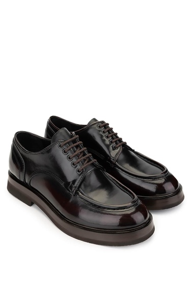  Tamer Tanca Erkek Hakiki Deri Bordo Casual Ayakkabı