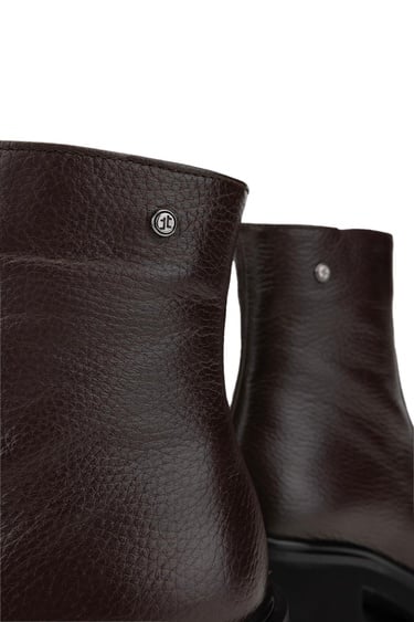  Tamer Tanca Kadın Hakiki Deri Kahverengi Casual Bot