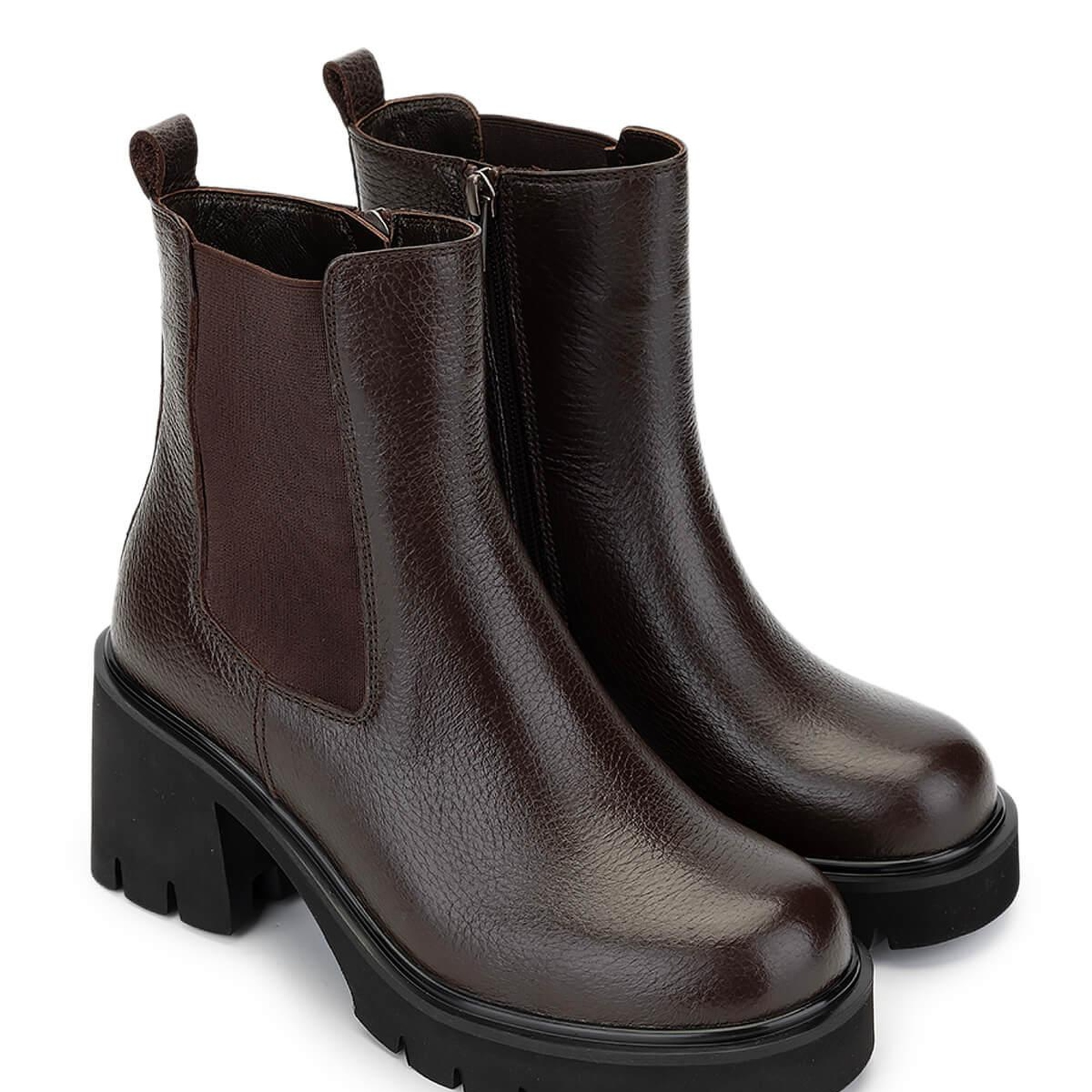 Tamer Tanca Kadın Hakiki Deri Kahverengi Casual Bot