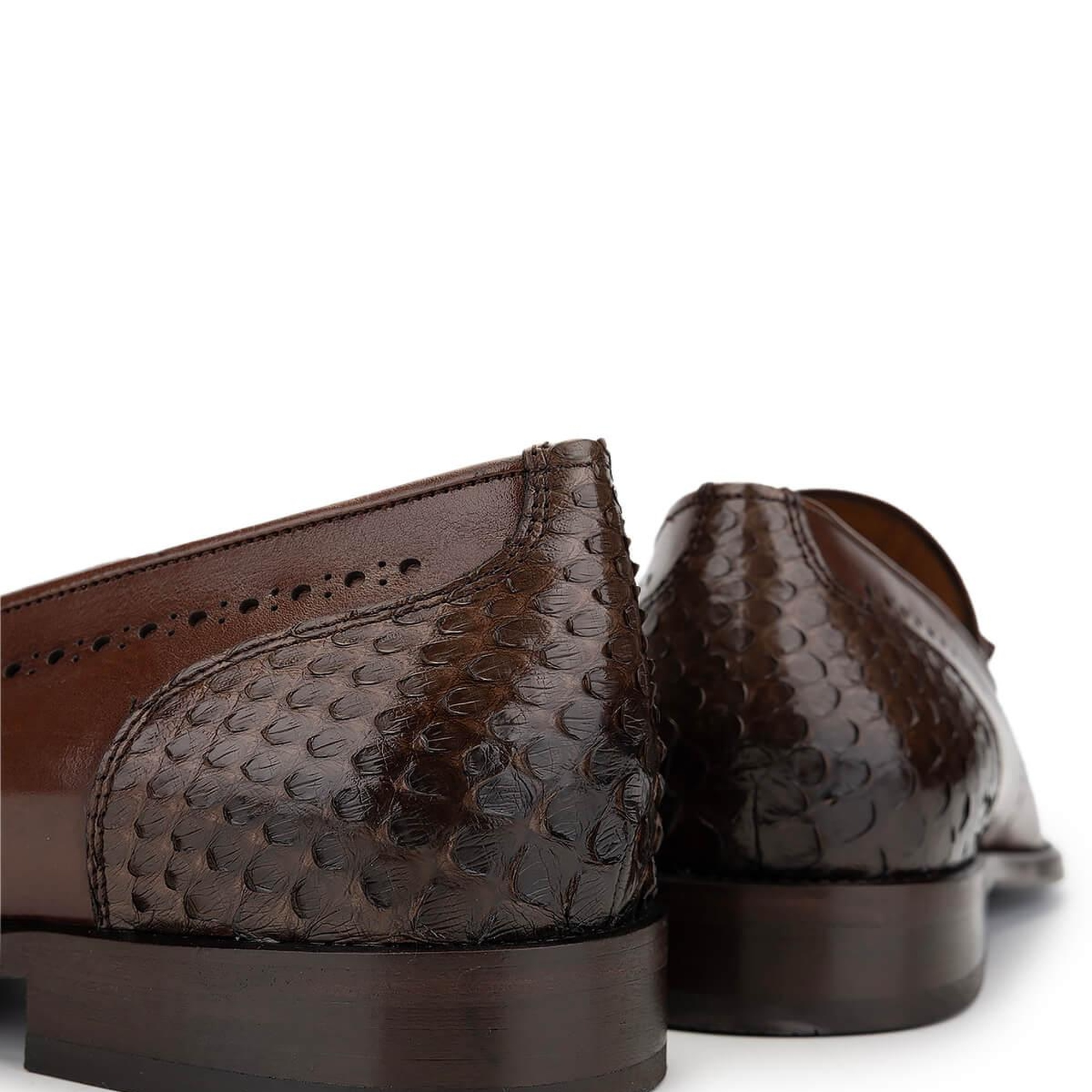 Tamer Tanca Erkek Hakiki Deri Taba Bufalo Makosen Ayakkabı