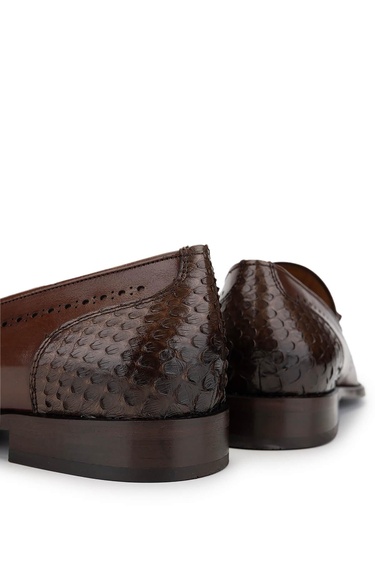  Tamer Tanca Erkek Hakiki Deri Taba Bufalo Makosen Ayakkabı