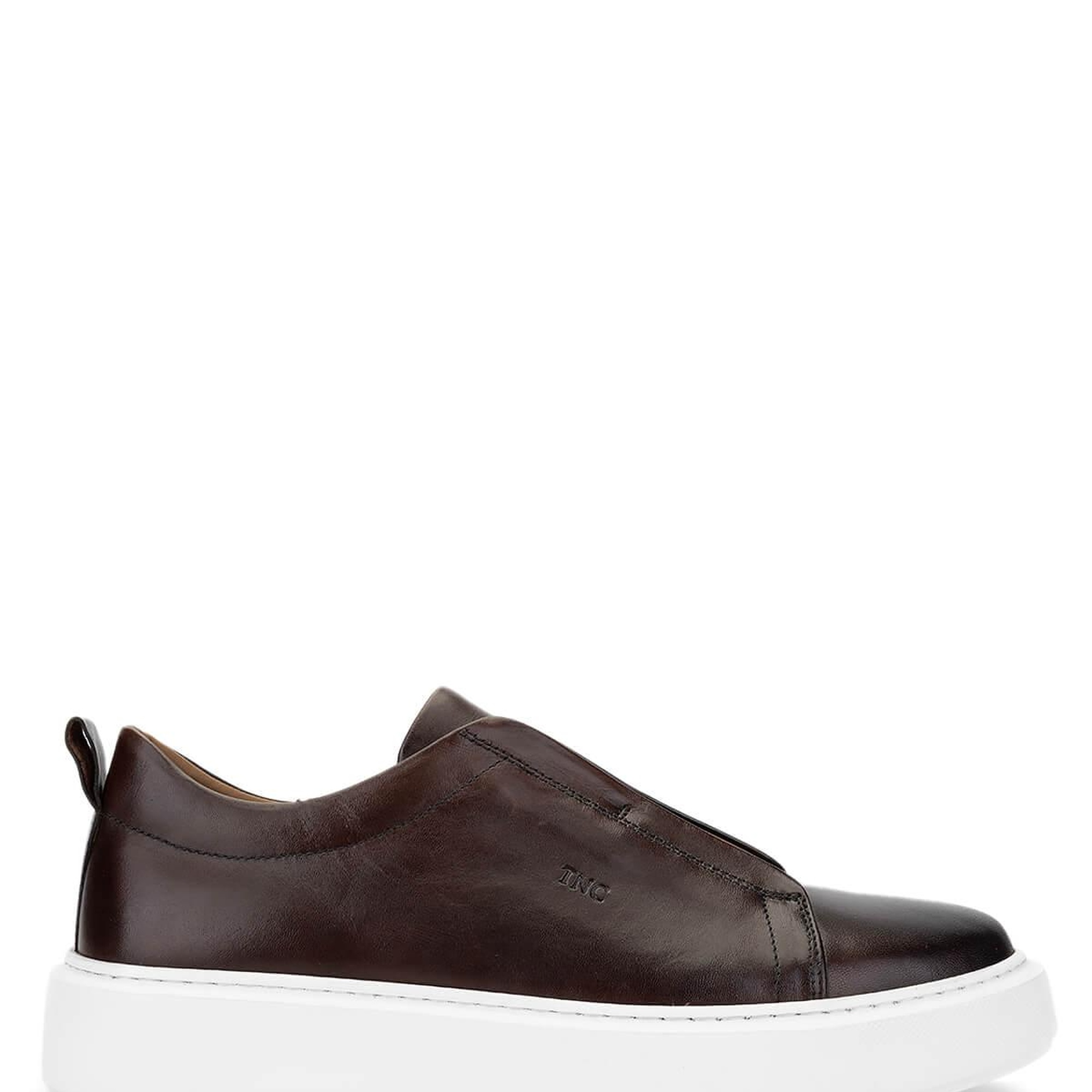 Tamer Tanca Erkek Hakiki Deri Kahverengi Loafer Ayakkabı