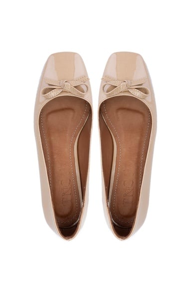  Tamer Tanca Kadın Vegan Bej Topuklu Ayakkabı