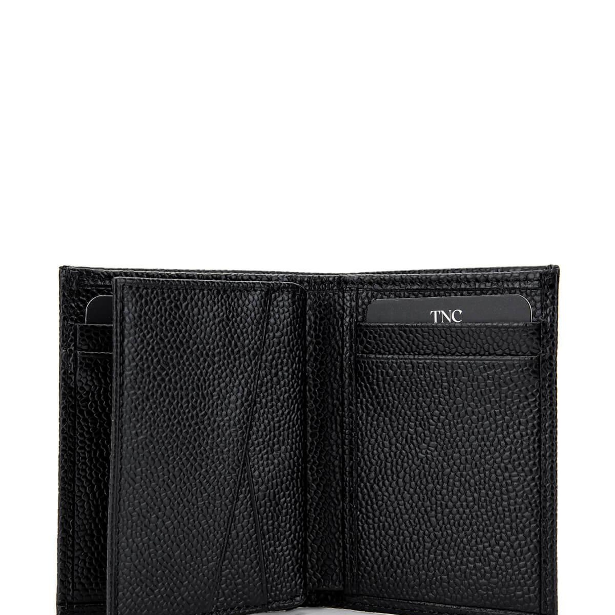 Tamer Tanca Erkek Hakiki Deri Siyah Havyar Cüzdan Cuzdan