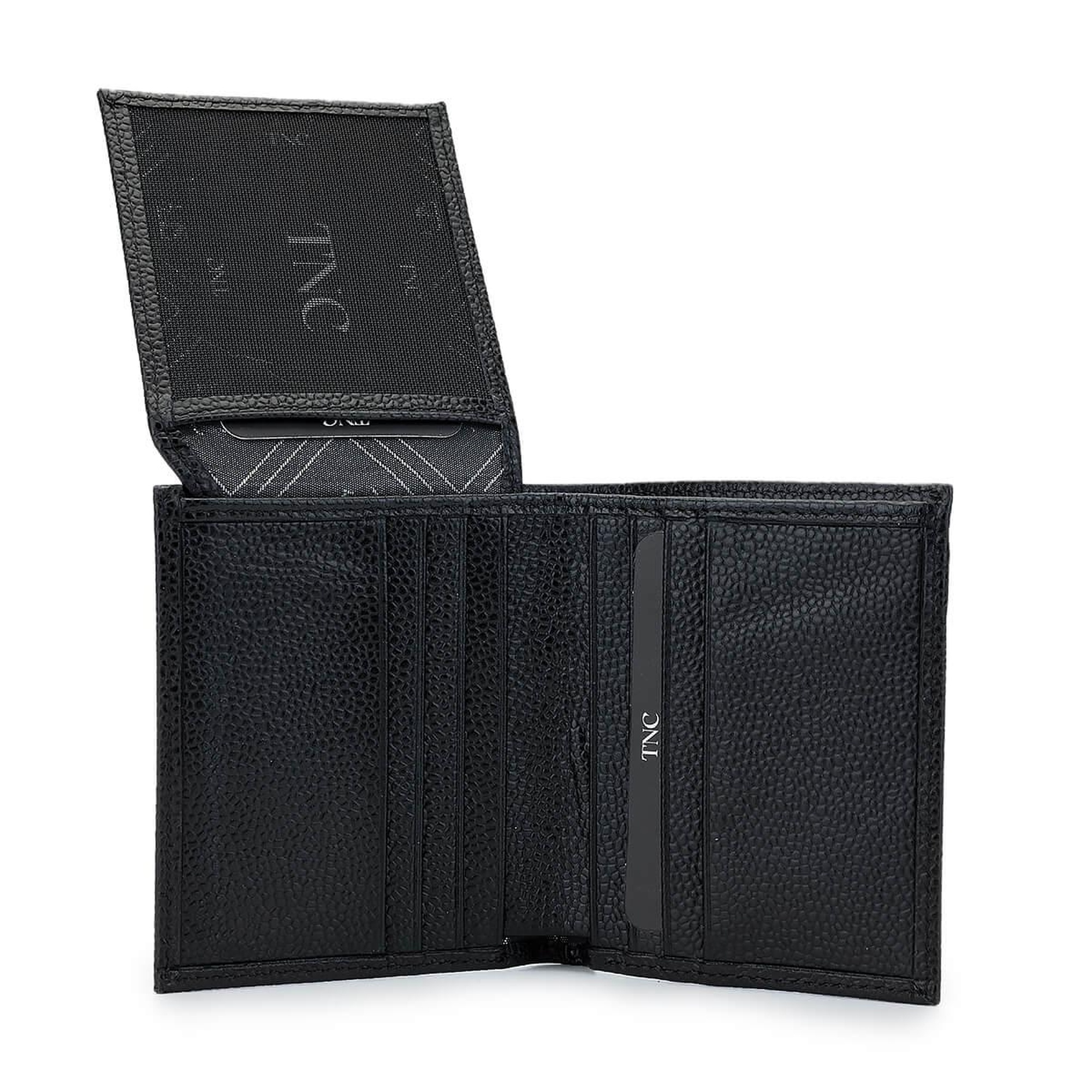 Tamer Tanca Erkek Hakiki Deri Siyah Havyar Cüzdan Cuzdan