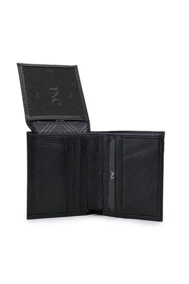  Tamer Tanca Erkek Hakiki Deri Siyah Havyar Cüzdan Cuzdan