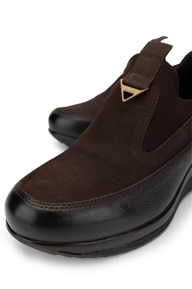  Tamer Tanca Kadın Hakiki Deri Kahverengi Nubuk Casual Ayakkabı