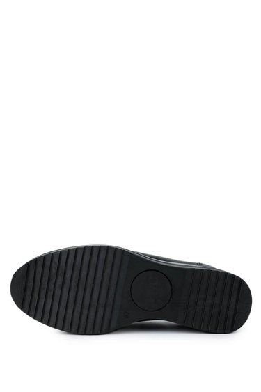  Tamer Tanca Kadın Hakiki Deri Siyah Nubuk Casual Ayakkabı