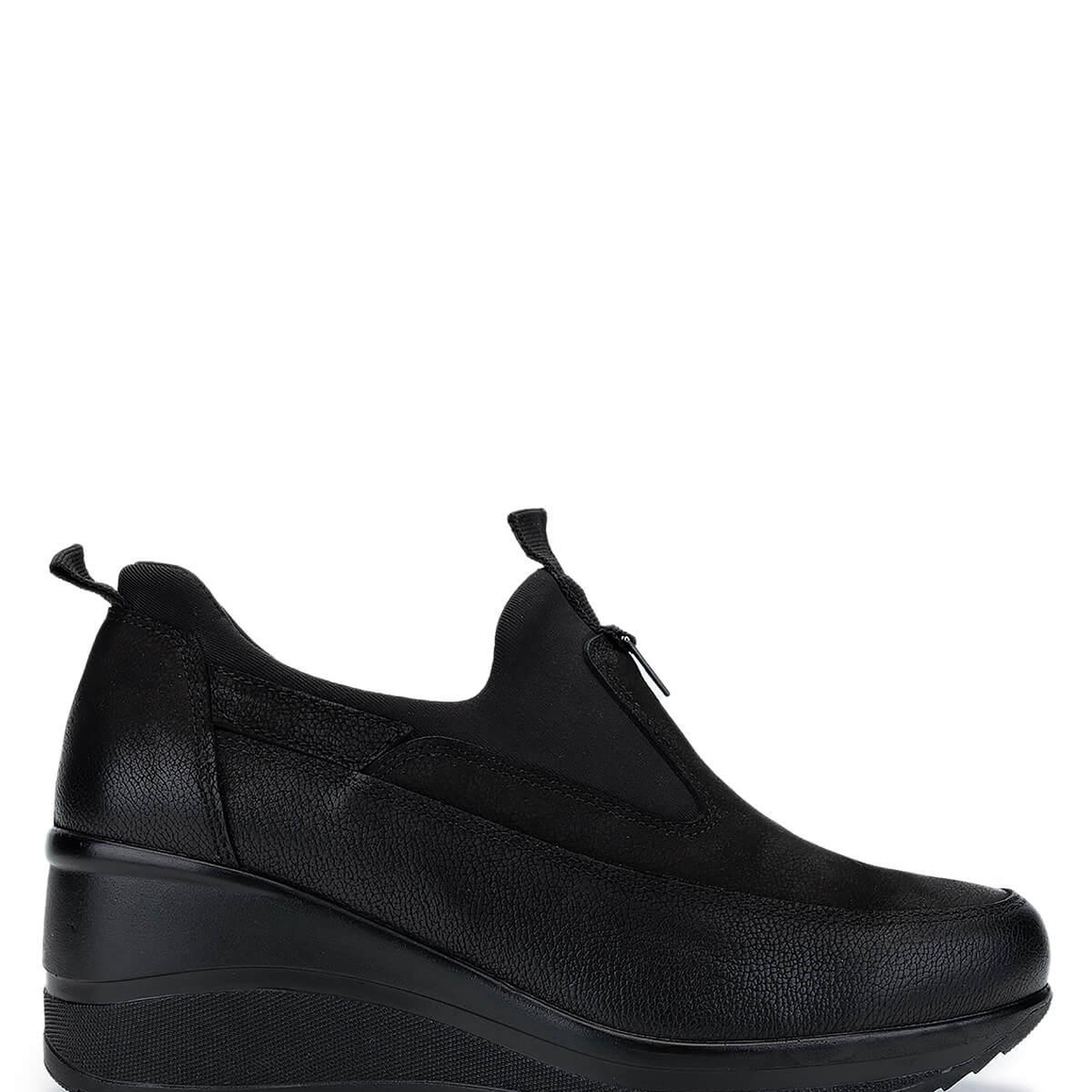 Tamer Tanca Kadın Hakiki Deri Siyah Nubuk Casual Ayakkabı