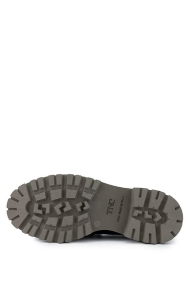  Tamer Tanca Kadın Hakiki Deri Siyah Loafer Ayakkabı