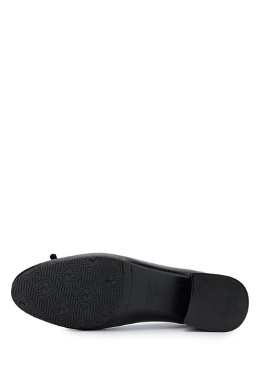  Tamer Tanca Kadın Hakiki Deri Siyah Analin Topuklu Ayakkabı