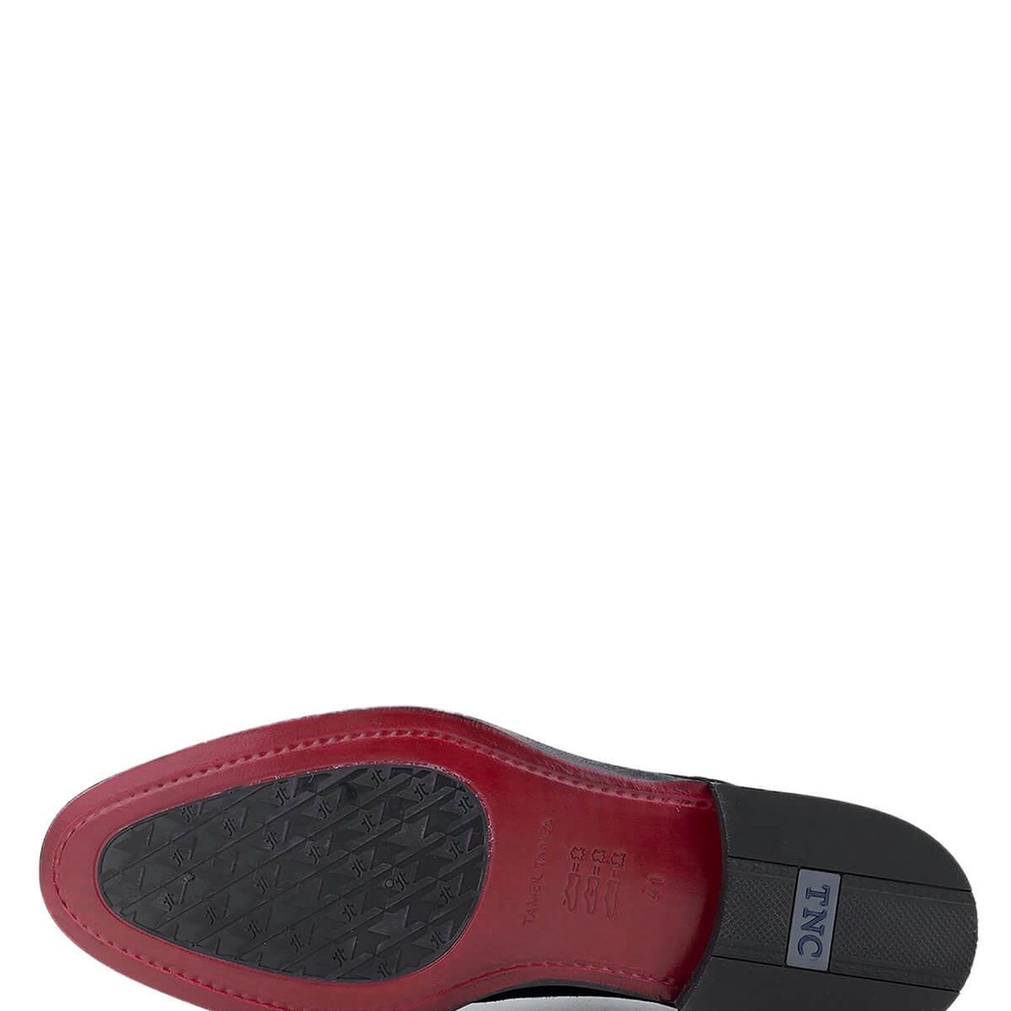 Tamer Tanca Erkek Hakiki Deri Siyah Süet Klasik Ayakkabı