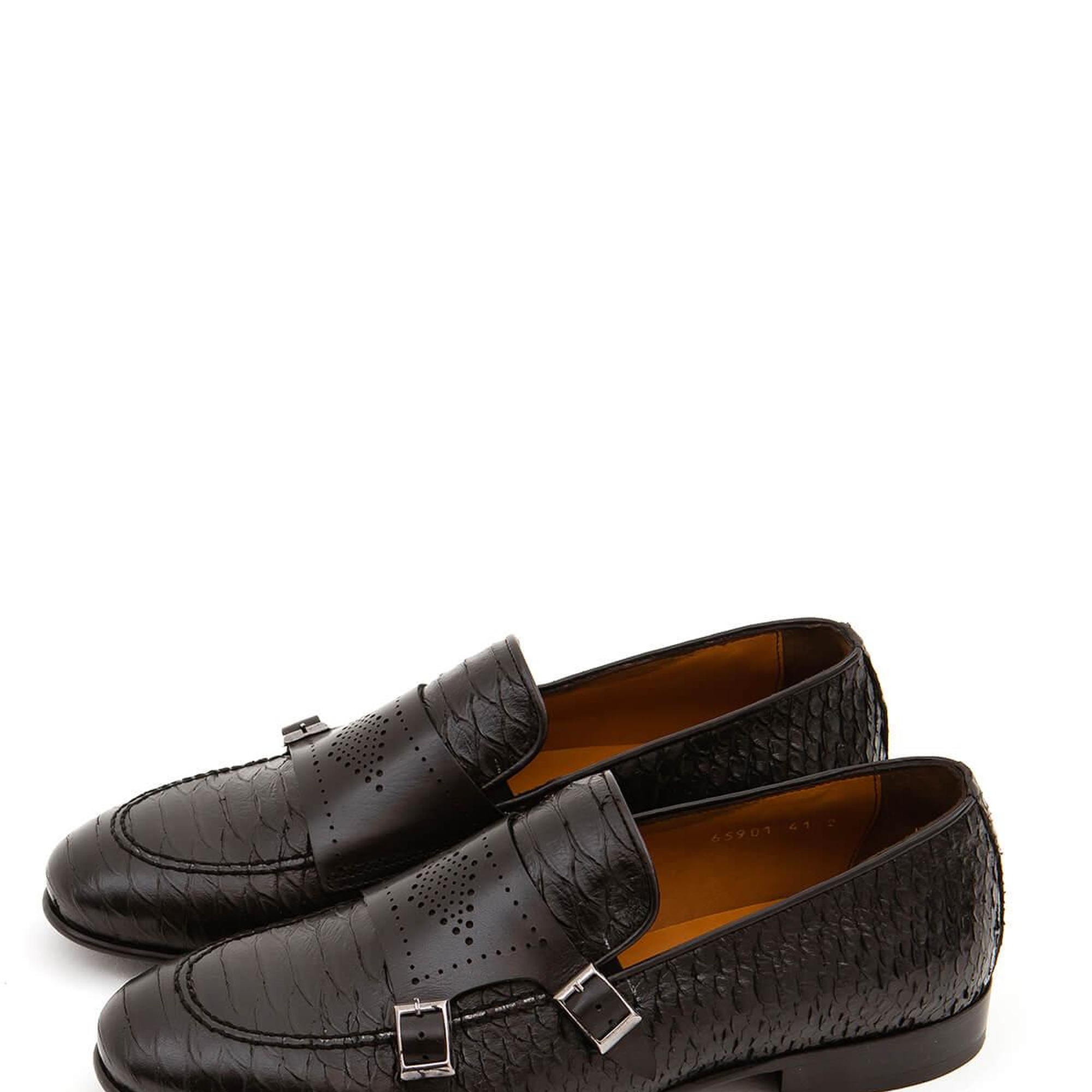 Tamer Tanca Erkek Hakiki Deri Siyah Makosen Ayakkabı