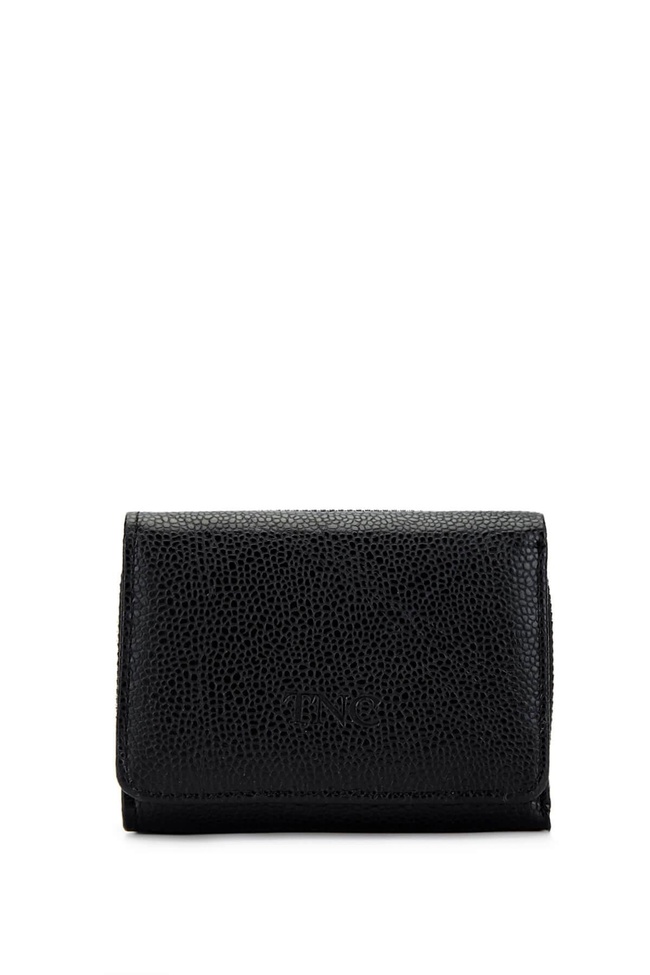  Tamer Tanca Unisex Hakiki Deri Siyah Havyar Cüzdan Cuzdan