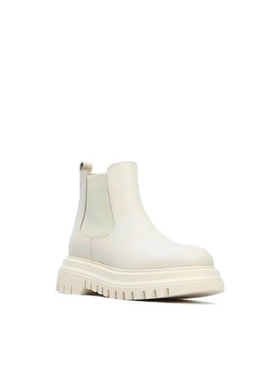  Tamer Tanca Kadın Hakiki Deri Bej Günlük Bot