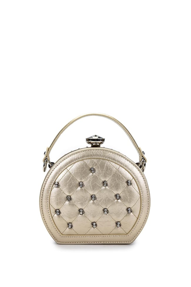  Tamer Tanca Kadın Vegan Gold Omuz Çanta