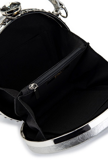  Tamer Tanca Kadın Vegan Gri Omuz Çanta