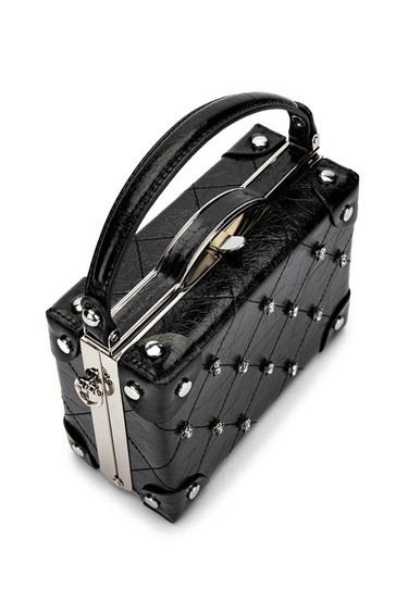  Tamer Tanca Kadın Vegan Siyah Omuz Çanta