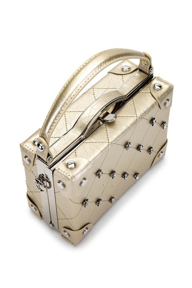  Tamer Tanca Kadın Vegan Gold Omuz Çanta