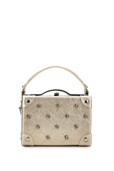  Tamer Tanca Kadın Vegan Gold Omuz Çanta