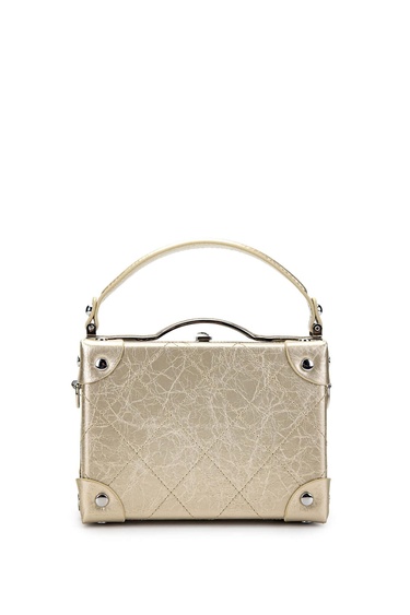  Tamer Tanca Kadın Vegan Gold Omuz Çanta