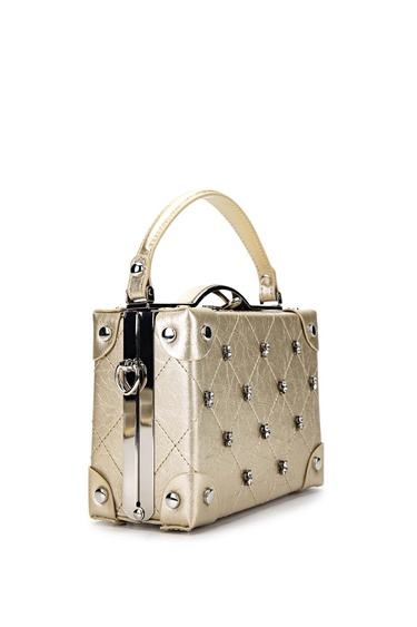  Tamer Tanca Kadın Vegan Gold Omuz Çanta