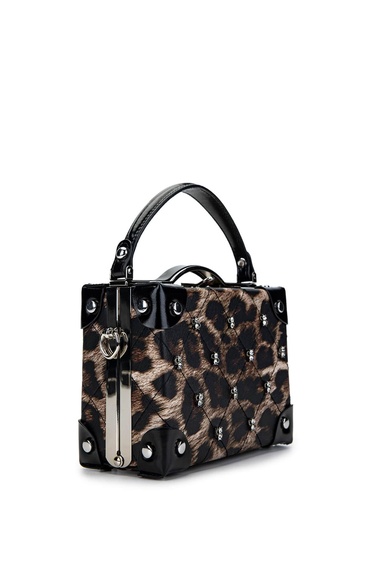  Tamer Tanca Kadın Vegan Leopar Omuz Çanta