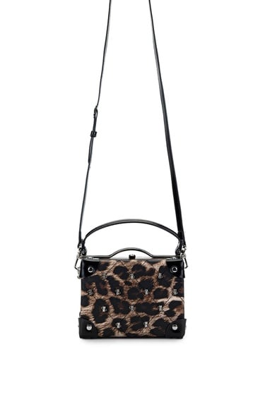  Tamer Tanca Kadın Vegan Leopar Omuz Çanta