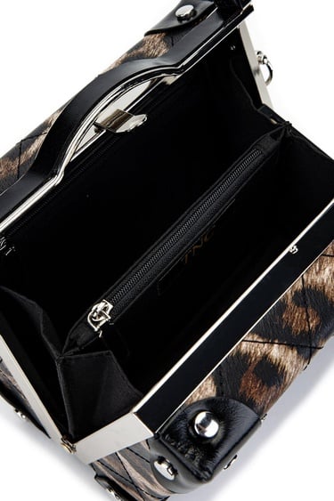  Tamer Tanca Kadın Vegan Leopar Omuz Çanta