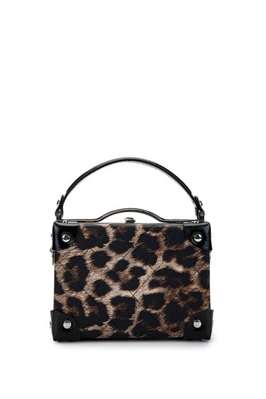  Tamer Tanca Kadın Vegan Leopar Omuz Çanta