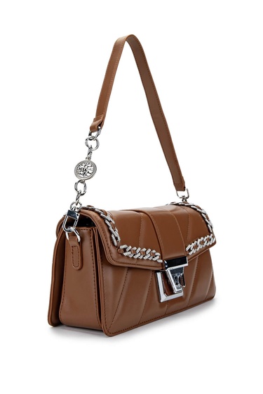  Tamer Tanca Kadın Vegan Camel Omuz Çanta