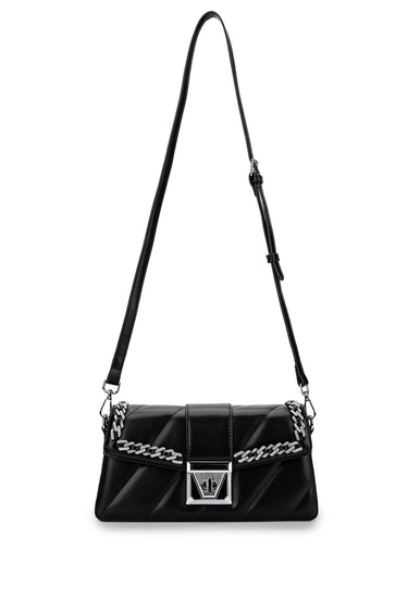  Tamer Tanca Kadın Vegan Siyah Omuz Çanta