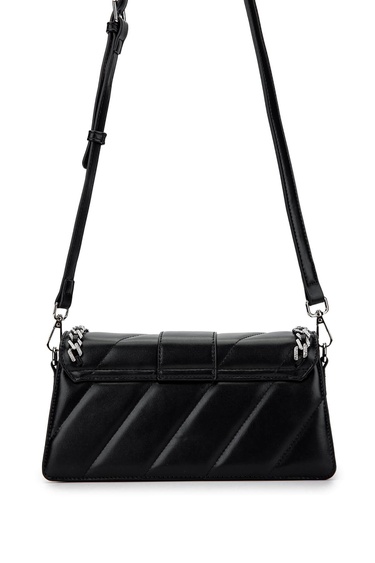  Tamer Tanca Kadın Vegan Siyah Omuz Çanta