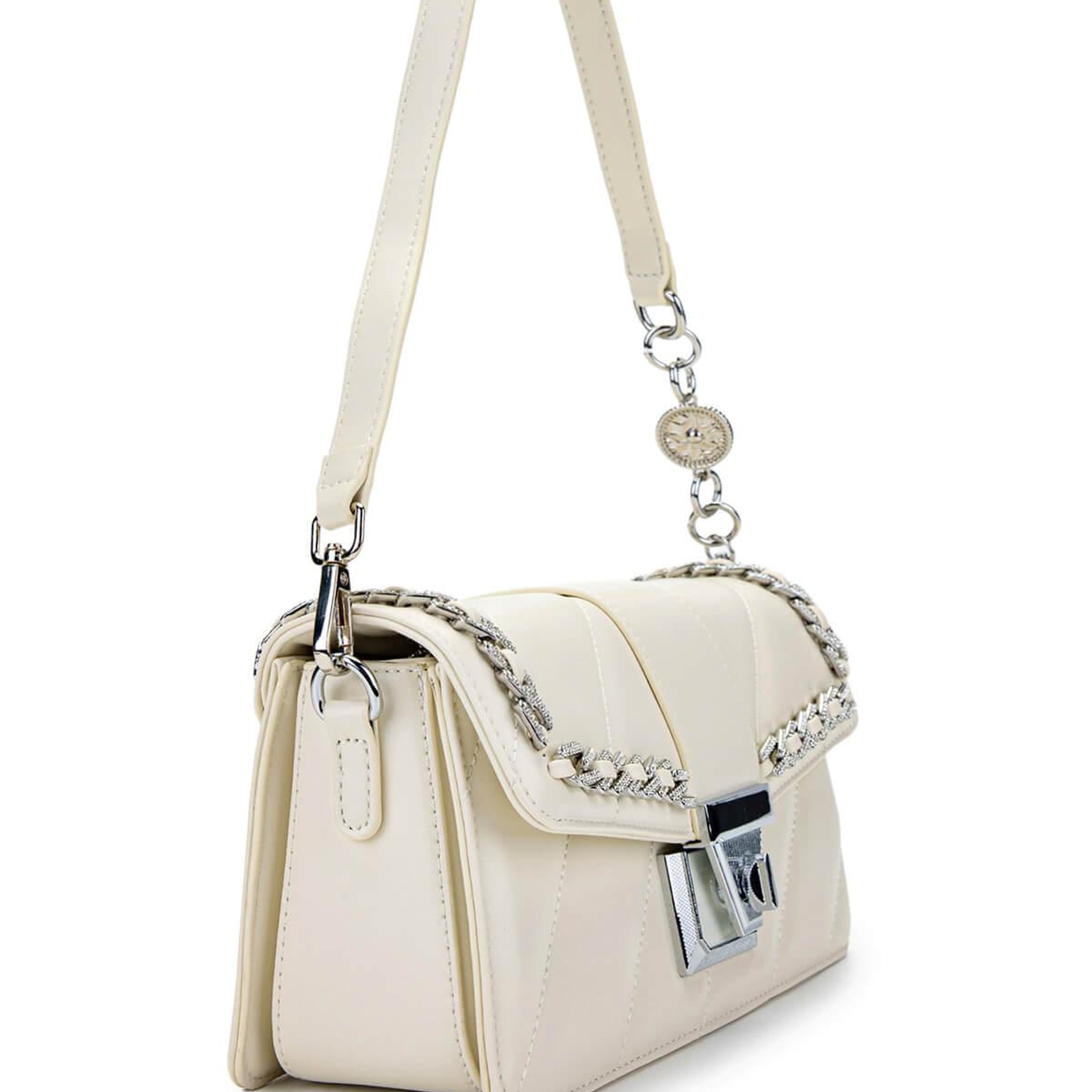 Tamer Tanca Kadın Vegan Bej Omuz Çanta