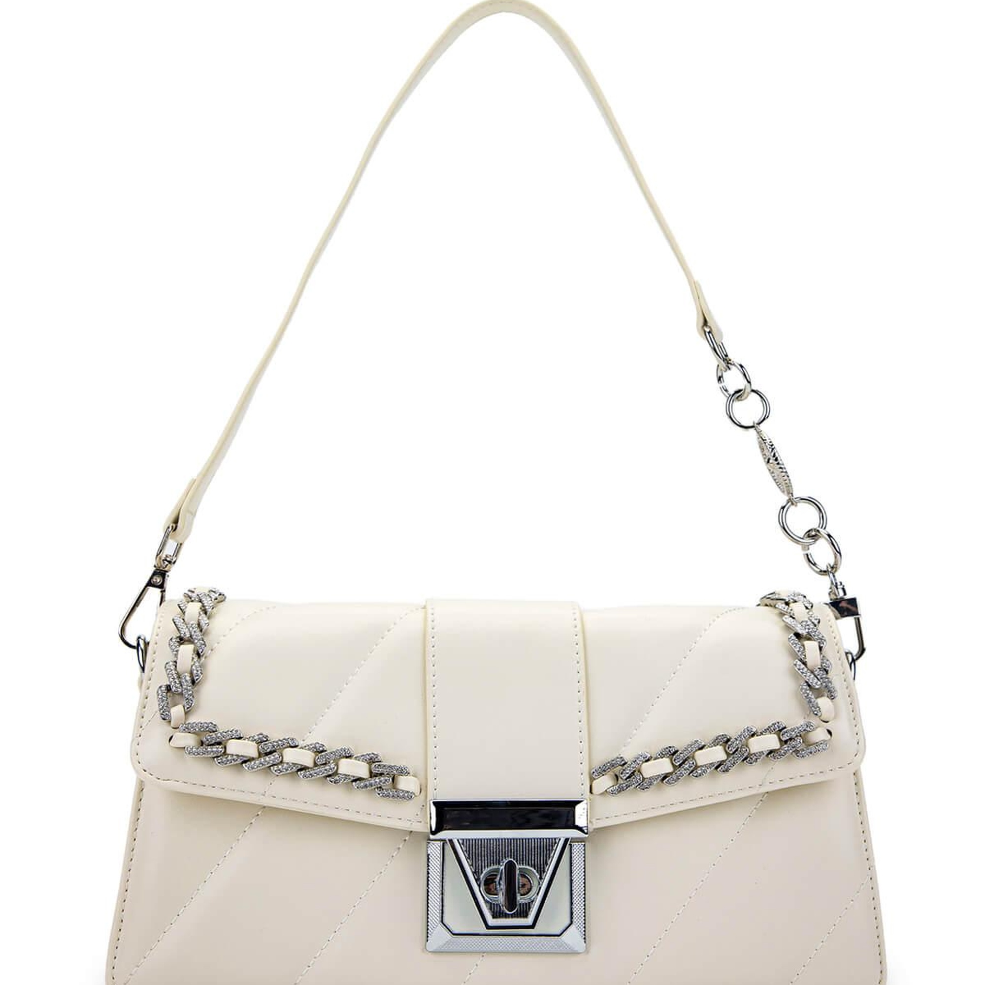 Tamer Tanca Kadın Vegan Bej Omuz Çanta