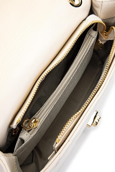  Tamer Tanca Kadın Vegan Bej Omuz Çanta