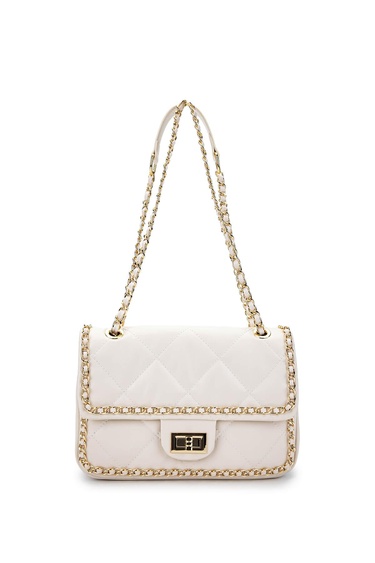  Tamer Tanca Kadın Vegan Bej Omuz Çanta