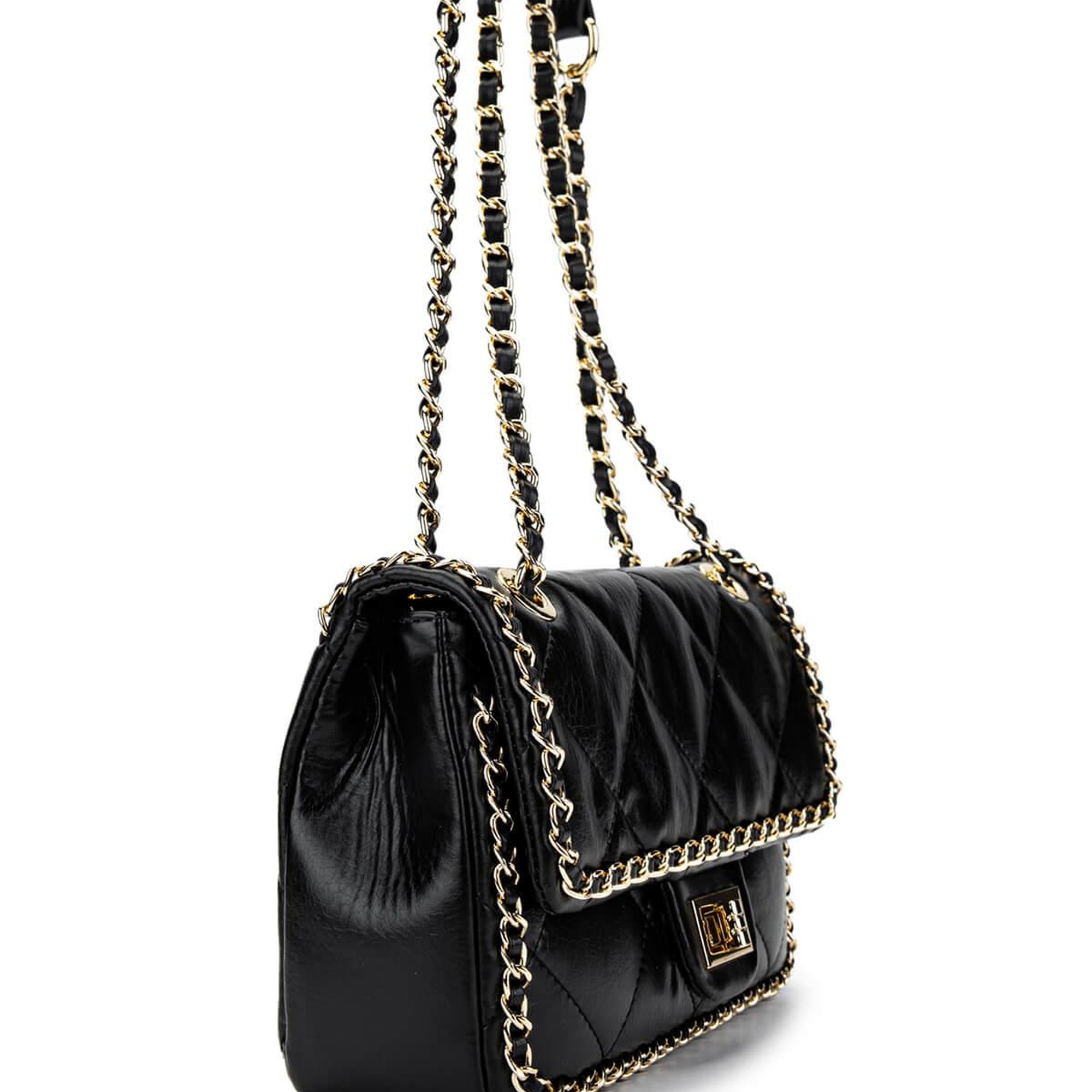 Tamer Tanca Kadın Vegan Siyah Omuz Çanta