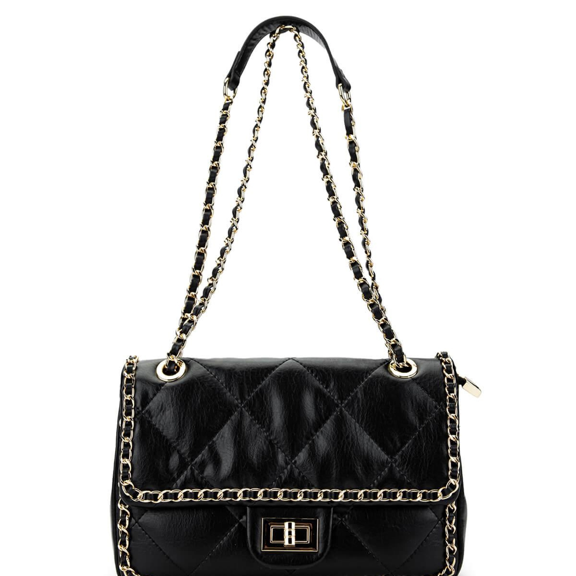 Tamer Tanca Kadın Vegan Siyah Omuz Çanta