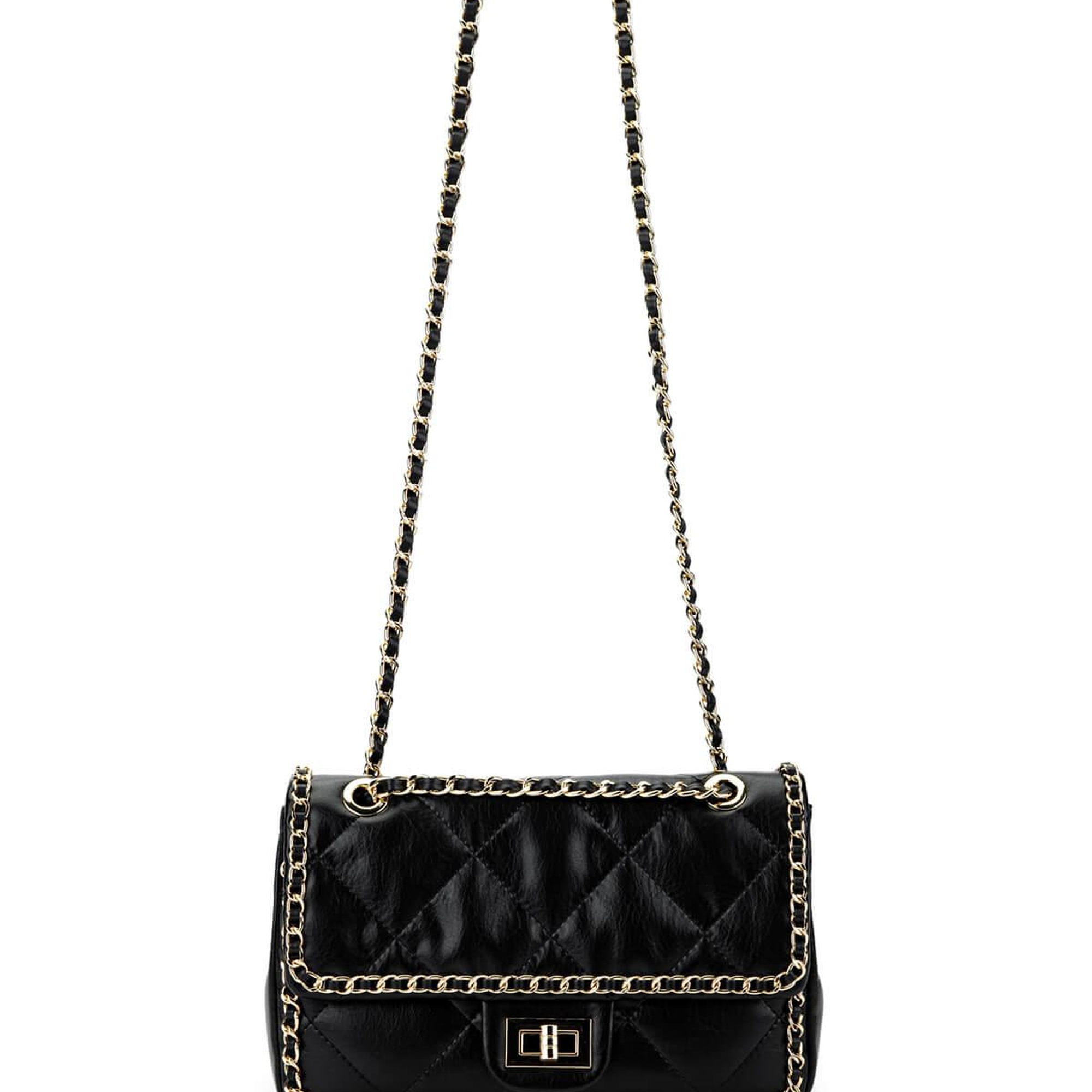 Tamer Tanca Kadın Vegan Siyah Omuz Çanta