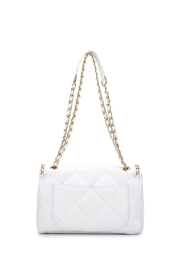  Tamer Tanca Kadın Vegan Beyaz Omuz Çanta