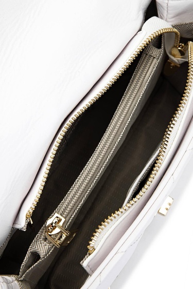  Tamer Tanca Kadın Vegan Beyaz Omuz Çanta