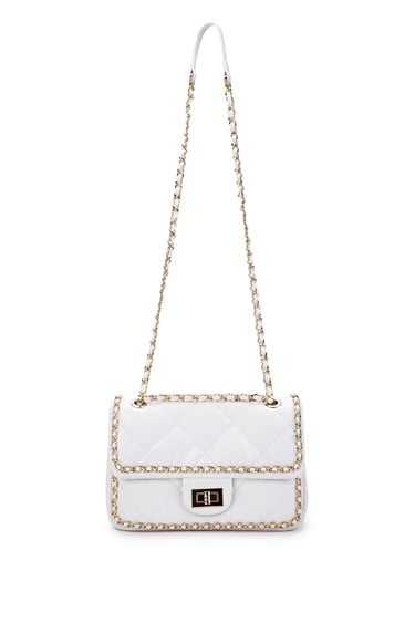  Tamer Tanca Kadın Vegan Beyaz Omuz Çanta