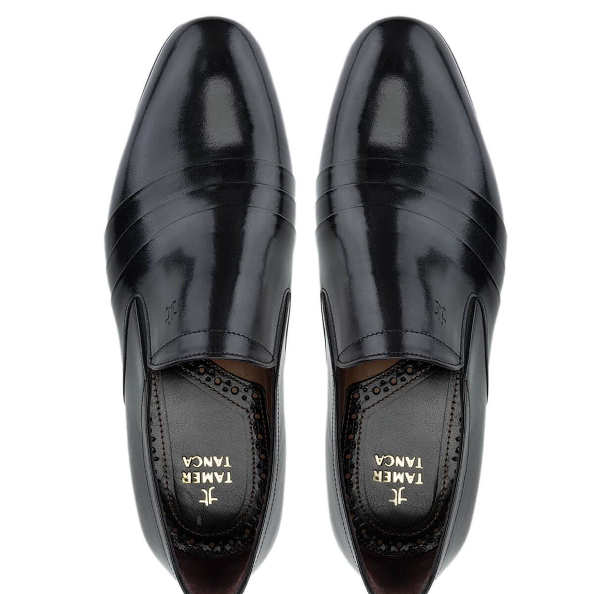 Tamer Tanca Erkek Hakiki Deri Siyah Klasik Ayakkabı