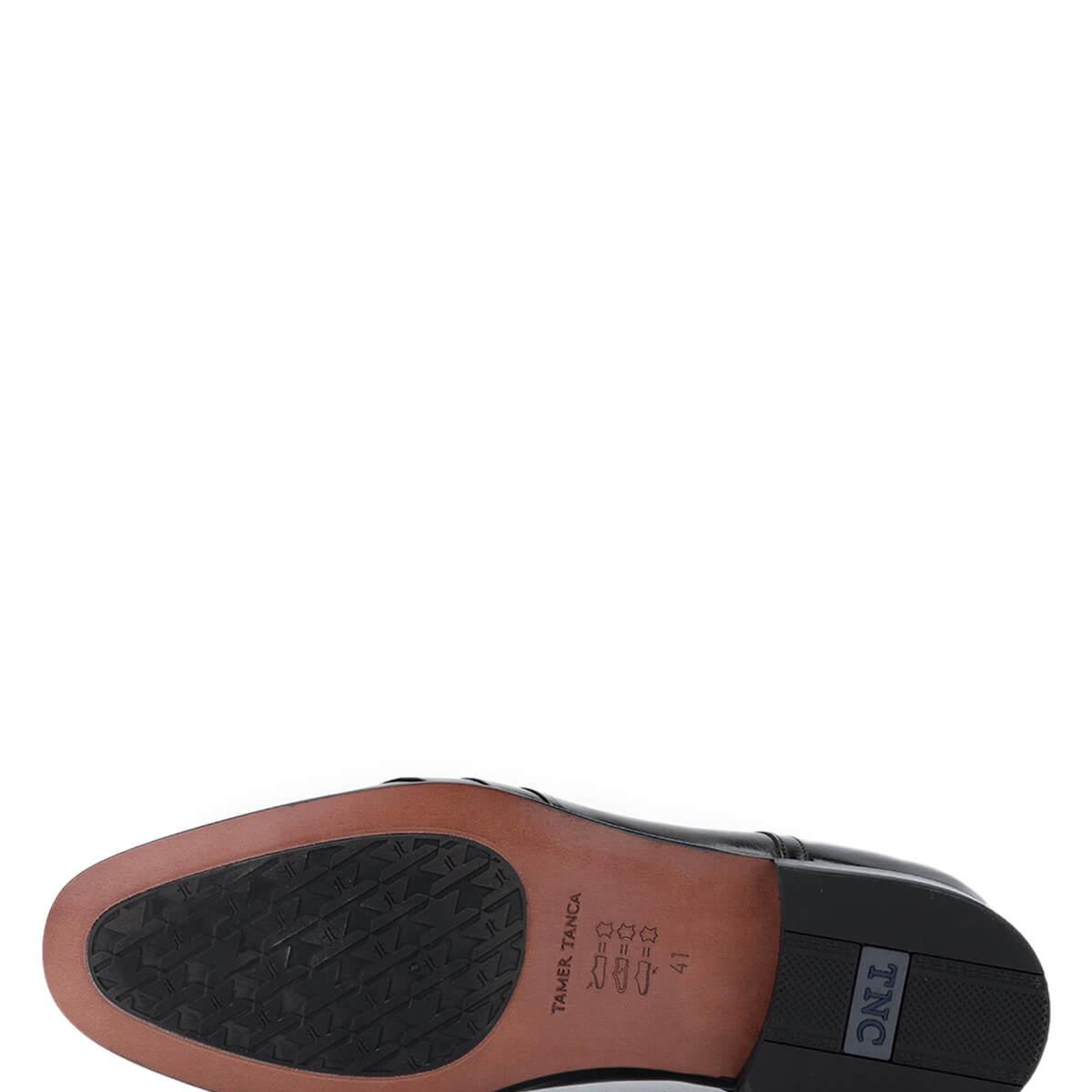Tamer Tanca Erkek Hakiki Deri Siyah Klasik Ayakkabı