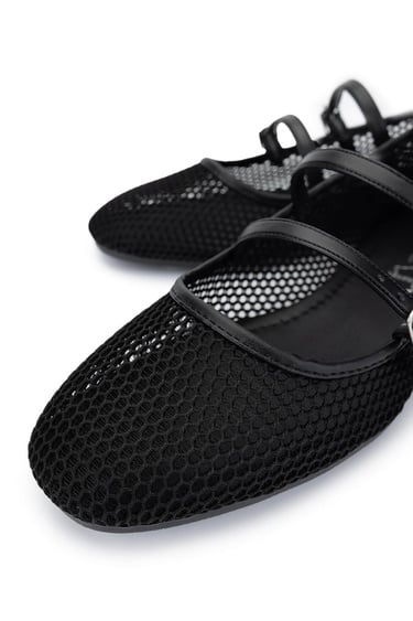  Tamer Tanca Kadın Deri & Tekstil Siyah Babet Ayakkabı