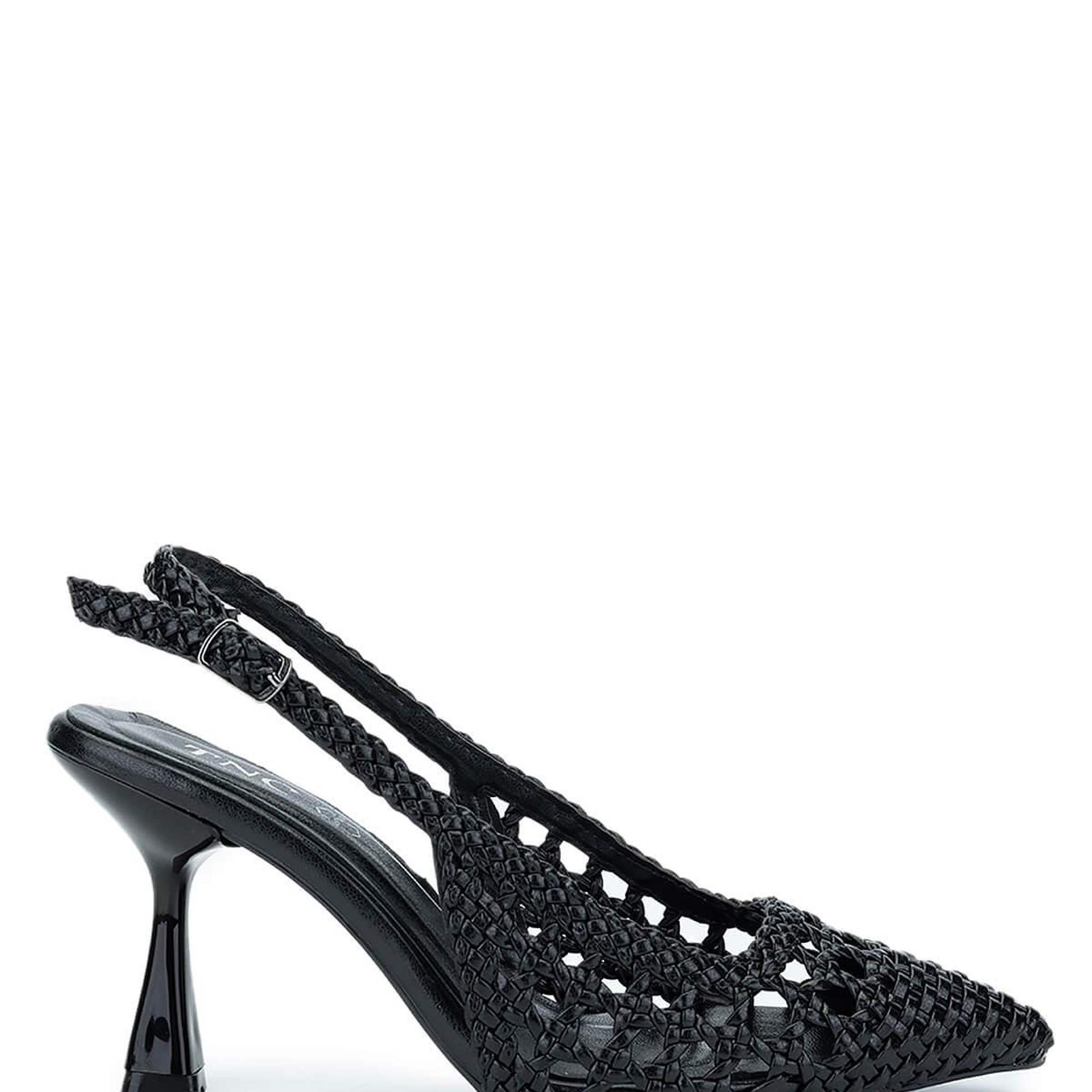 Tamer Tanca Kadın Vegan Siyah Topuklu Ayakkabı