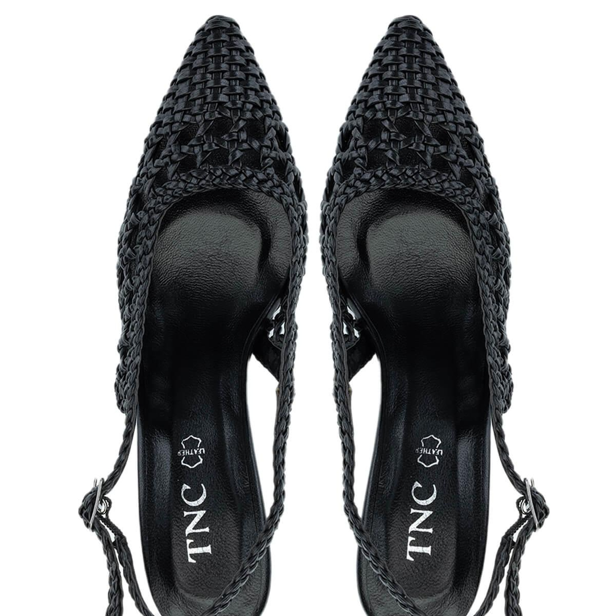 Tamer Tanca Kadın Vegan Siyah Topuklu Ayakkabı