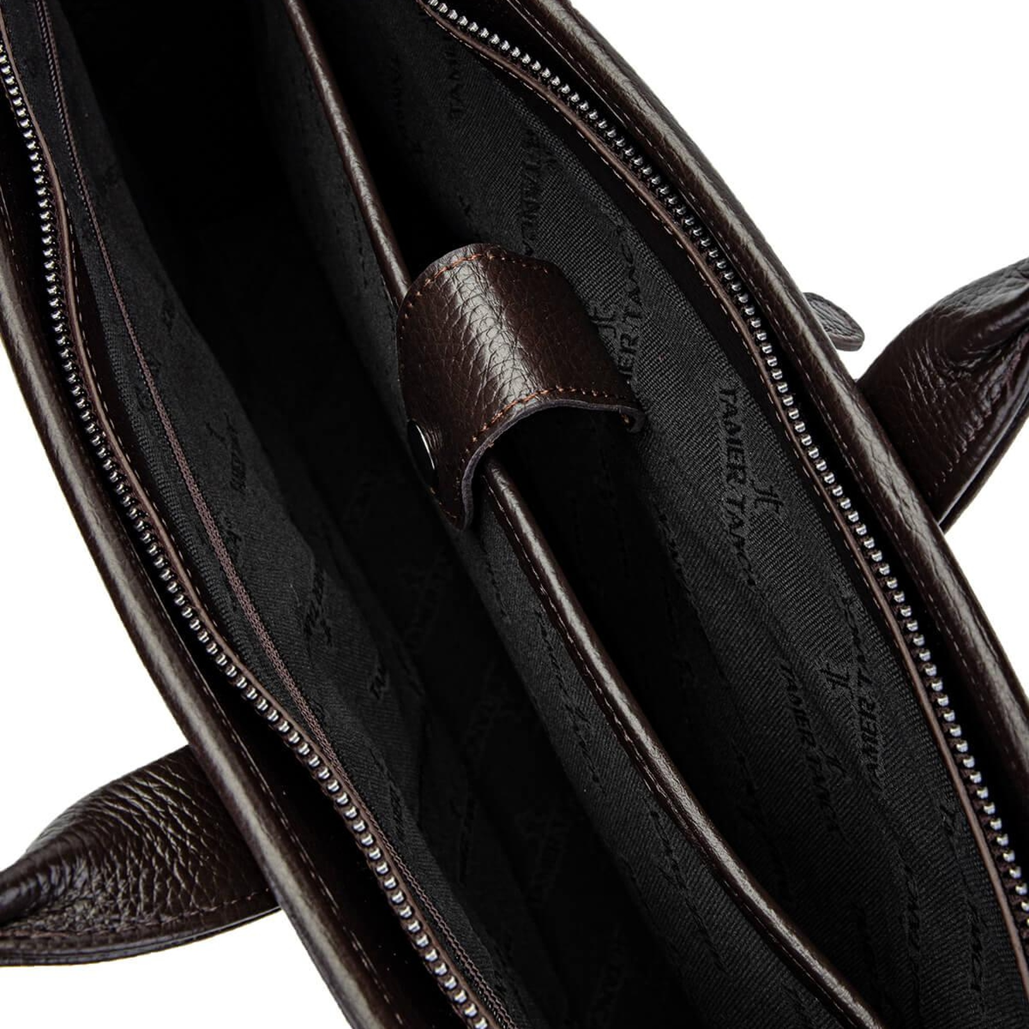 Tamer Tanca Erkek Hakiki Deri Kahverengi Evrak Çantası