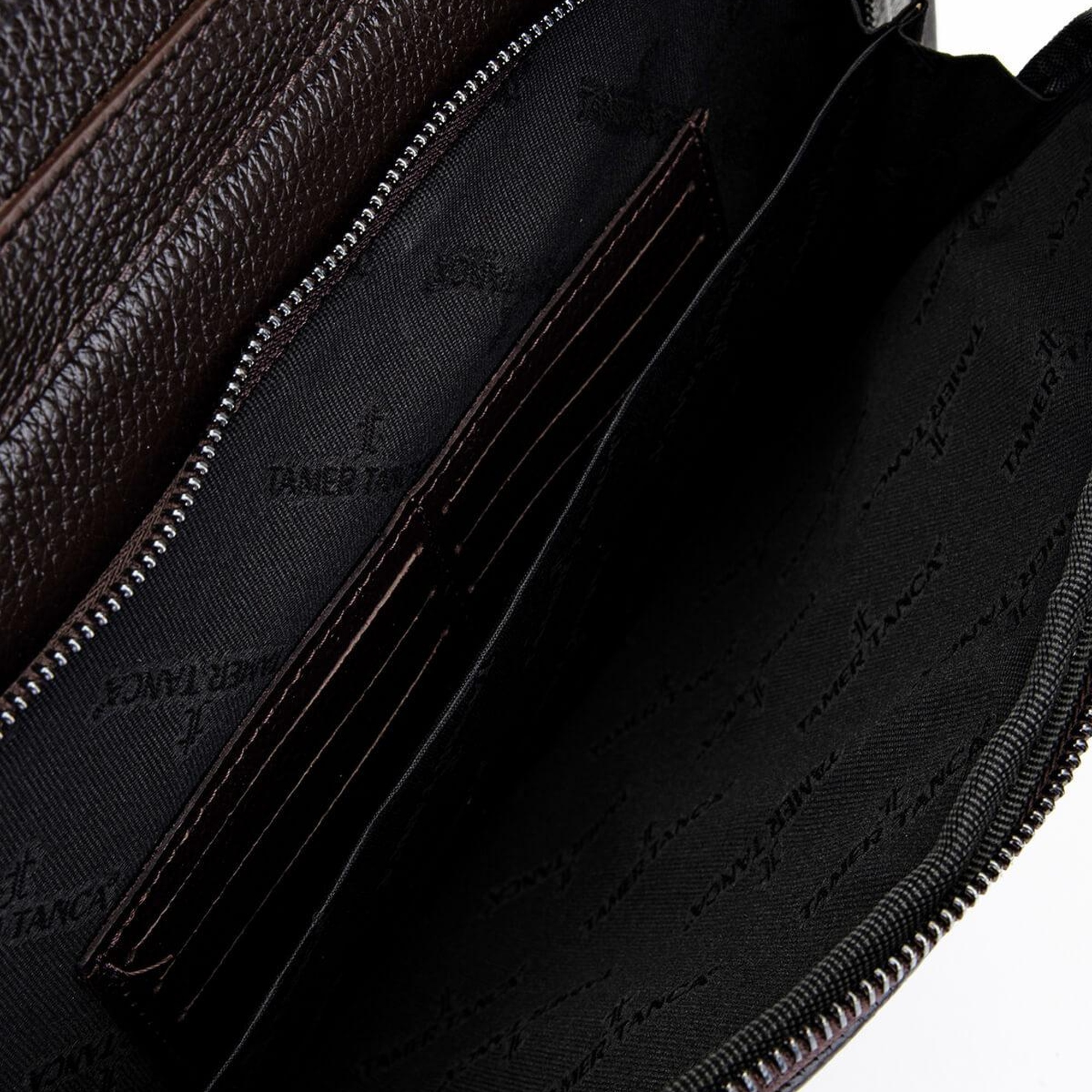 Tamer Tanca Erkek Hakiki Deri Kahverengi Evrak Çantası